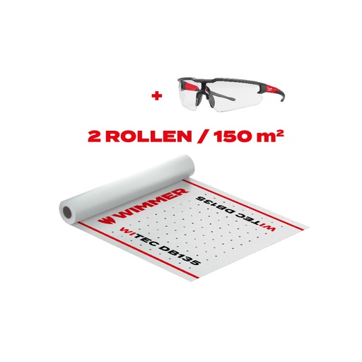 [220/26] 2 Rollen WITEC Dampfbremse 135 Gramm
