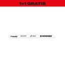1+1 Gratis Stichsägeblatt-Set T144D 5-teilig