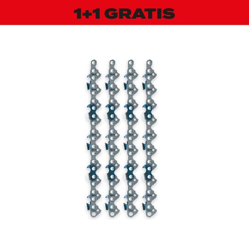 [248/26] 1+1 Gratis Sägekette 350 mm 3/8" 1,3 mm 51-teilig