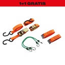 1+1 Gratis Zurrset Spanngurt Ladesicherungs-Set 6-teilig