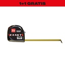 1+1 Gratis Exakt Rollmeter 10 Meter / 25 mm