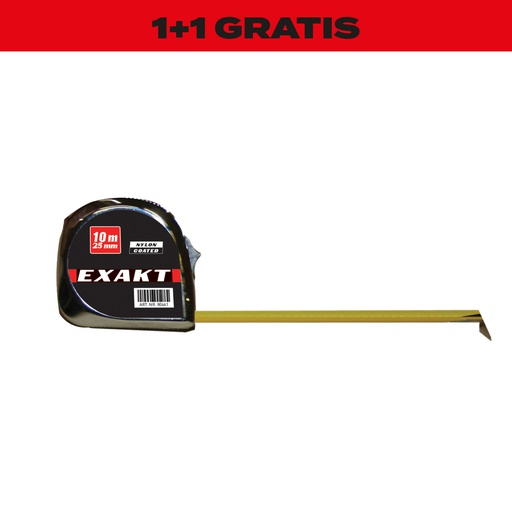 [255/26] 1+1 Gratis Exakt Rollmeter 10 Meter / 25 mm