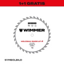 1+1 Gratis Kreissägeblatt HM Holz 305 x 3,2 x 30 mm / Z 60