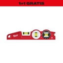 1+1 Gratis Milwaukee Wasserwaage Torpedo 360° 250 mm magnetisch