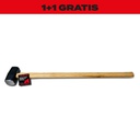 1+1 Gratis Steinschlegel 900 mm Stiel mit 3 kg