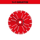 1+1 Gratis WIMMER Diamanttrennscheiben DTU 230mm Universal EXTRA