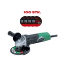 100 Stück Dünntrennscheiben + HIKOKI Winkelschleifer G13SR3