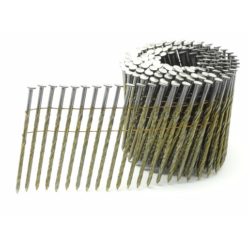 [C16S-HGA-3190] Nagelrollen Coilnägel Drahtgebunden 16° Schraub Galv. Verzinkt