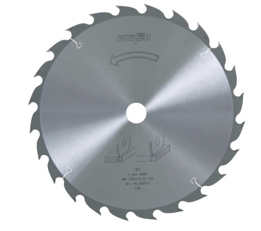 [092571] Sägeblatt HM 330 x 3,2 x 30 mm / Z 24
