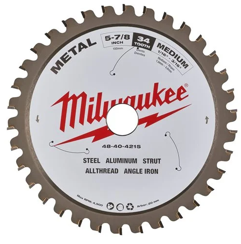 [48404220] Kreissägeblatt für Metall-Handkreissäge 165 x 15,87 x 48 Z   Milwaukee 