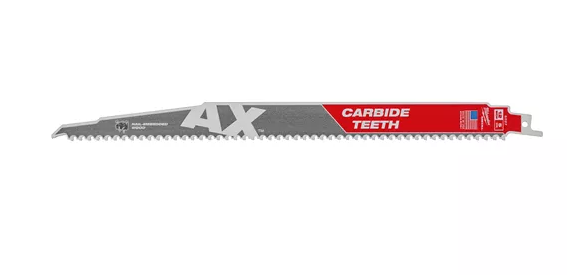 [SSB5226] Milwaukee Säbelsägeblatt  AX™ HM-bestückt - 230 mm - 1 Stück